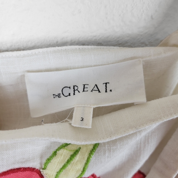 The Great The Applique Floral Horizon Dress - Picture 9 of 9